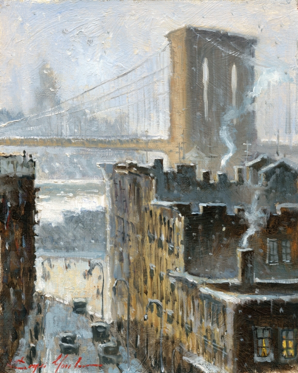 Brooklyn Bridge, Winter
