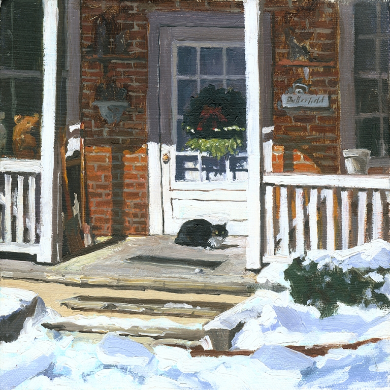 Cat on the Porch