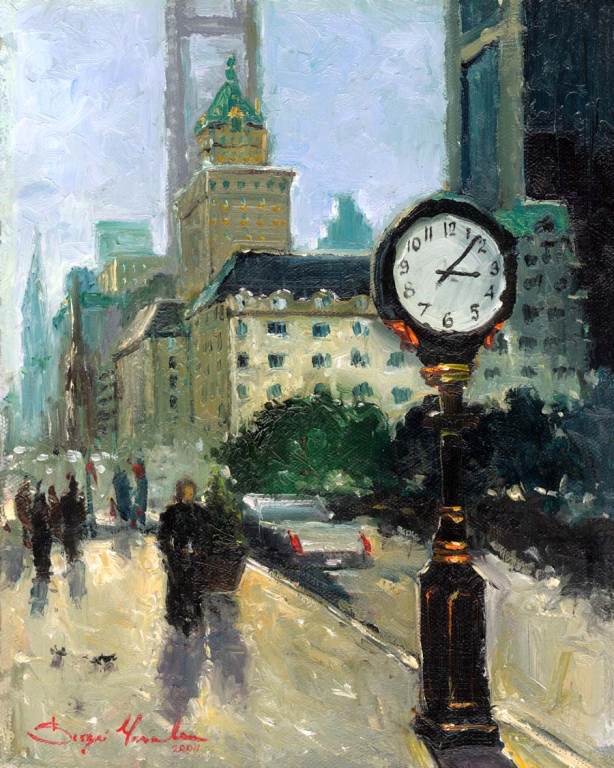 Clock on Fifth Avenue
