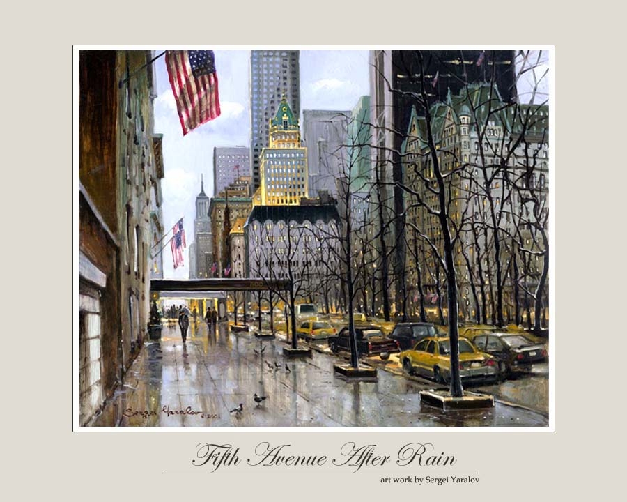 Fifth Avenue After Rain