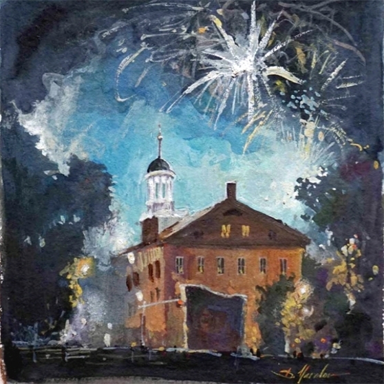 Fire Works in Bethlehem