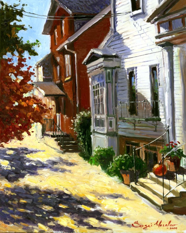 Late October on New Street