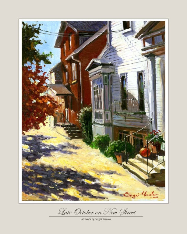 Late October on New Street