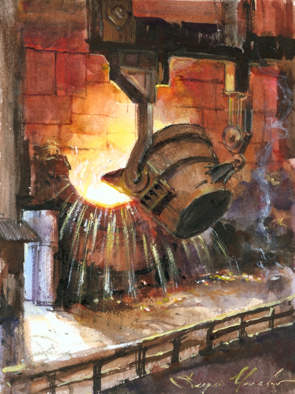 Molted Iron