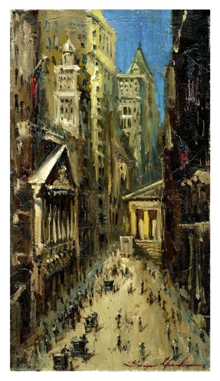 New York Old Days (study)