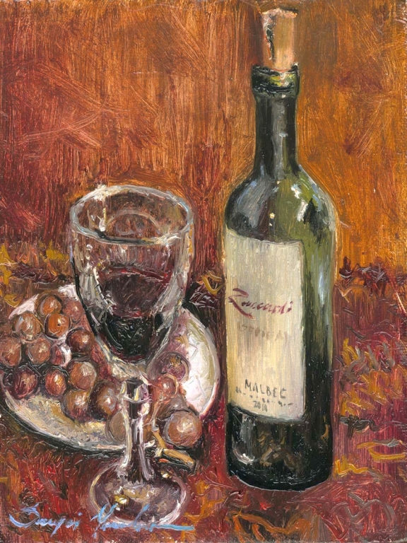 Red Wine and Grape