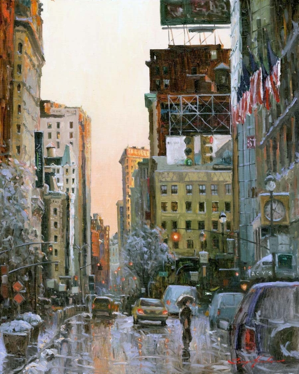 Wet Snow in New York
