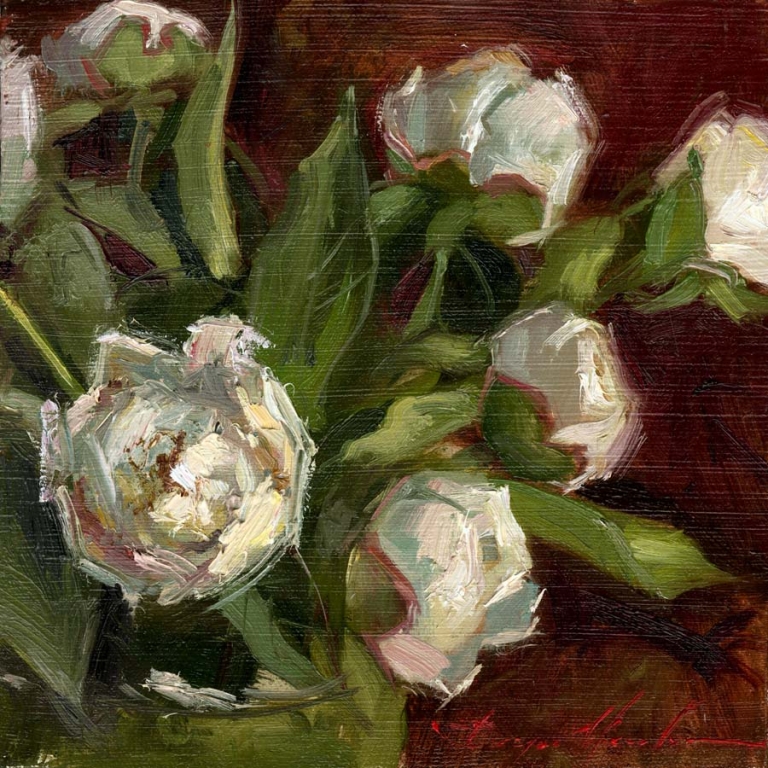 White Peonies