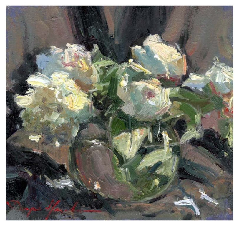 White Peonies in the Vase