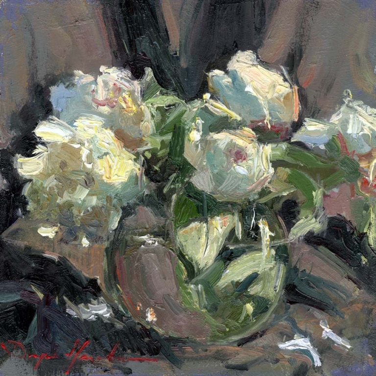 White Peonies in the Vase